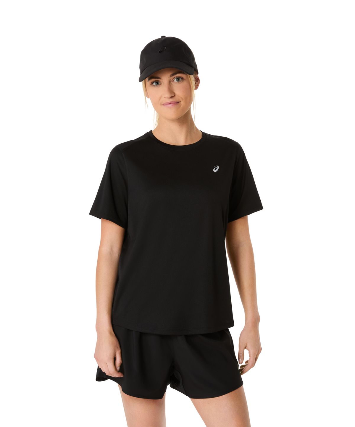 아식스(ASICS) 아식스 실버 SS 탑 우먼 - 블랙 / 2012D144-001
