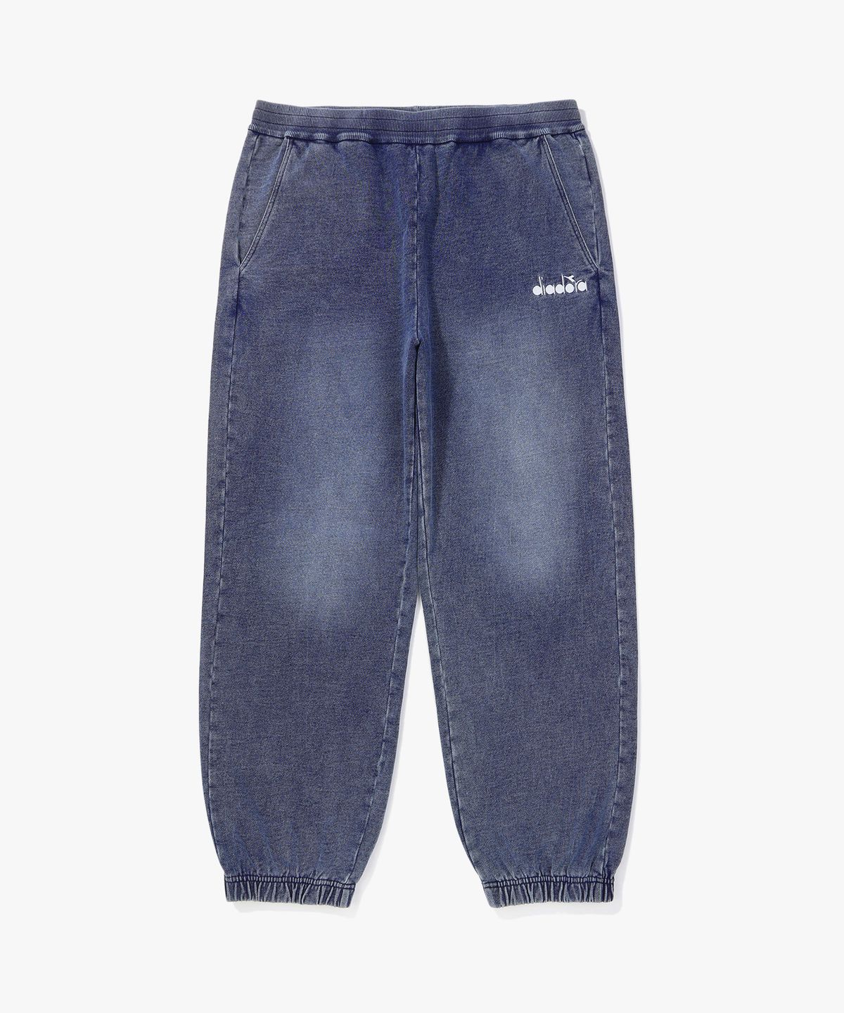 디아도라(diadora) 스프레이 워싱 데님 스웻팬츠 DENIM