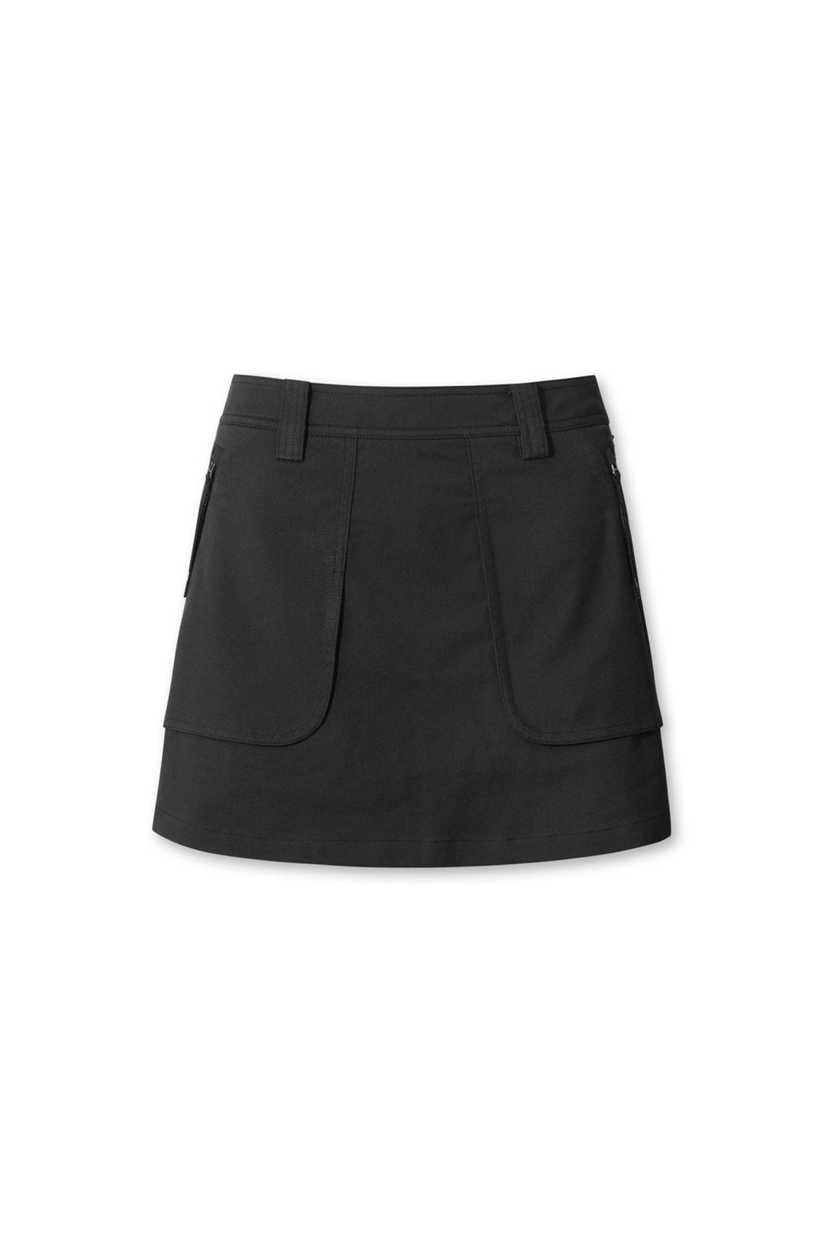 왁(WAAC) Women A line skirt WWKCA25605BKX