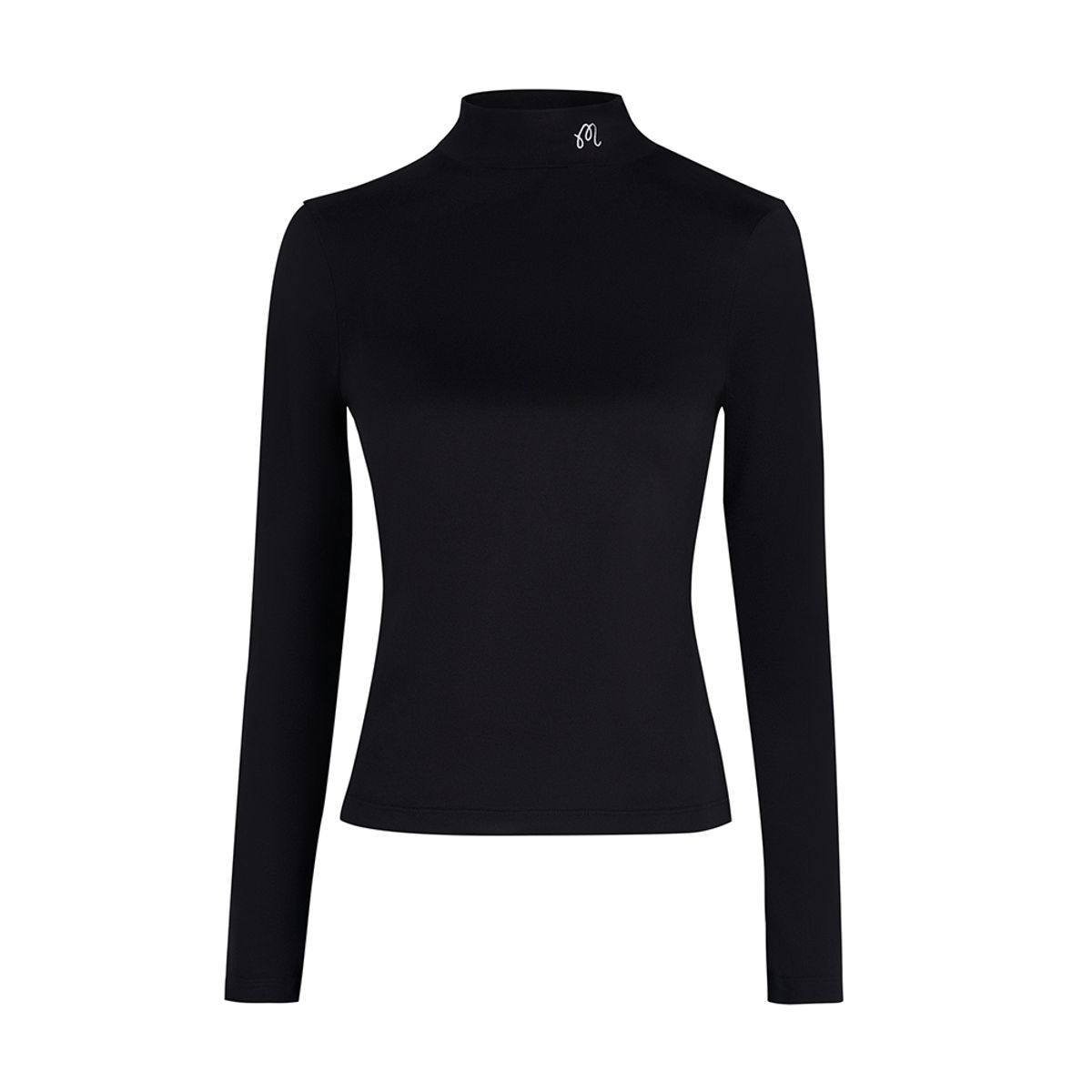 말본 골프(MALBON GOLF) 랠리 롱 슬리브 모크넥 BLACK (WOMAN)