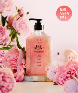 스크럽 바디워시 웨딩부케 핑크 피오니 향 500ML