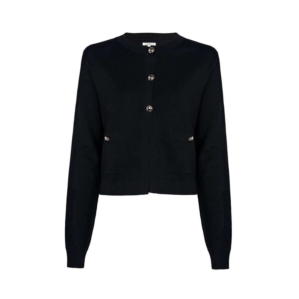 말본 골프(MALBON GOLF) [WOMENS COLLECTION] 샬롯 가디건 BLACK (WOMAN)