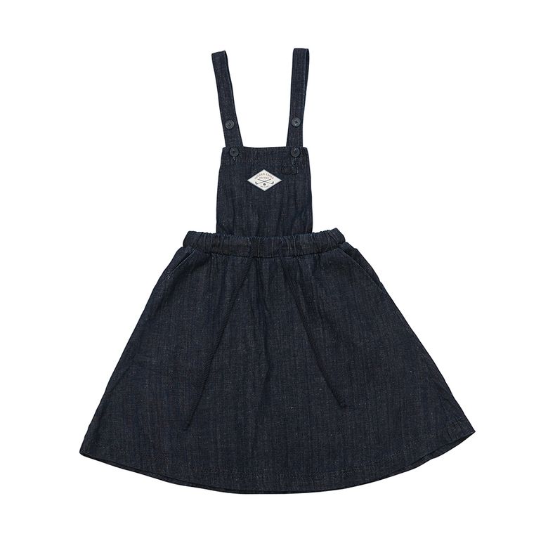 Denim bretelles dress