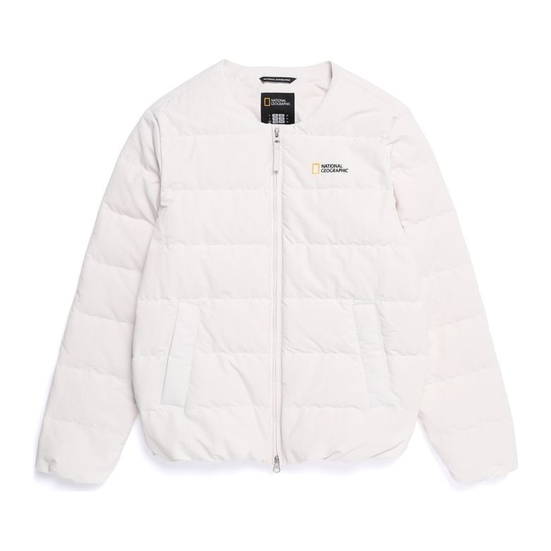 N254UDW920 헤론 U넥 경량 구스다운 점퍼 CRYSTAL BEIGE