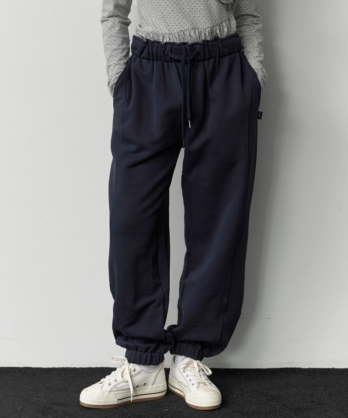클루니(CLUNY) Sweat jogger pants - navy
