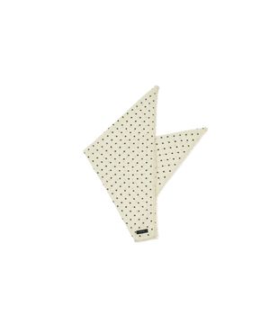 도트 레이스 스카프 (아이보리)