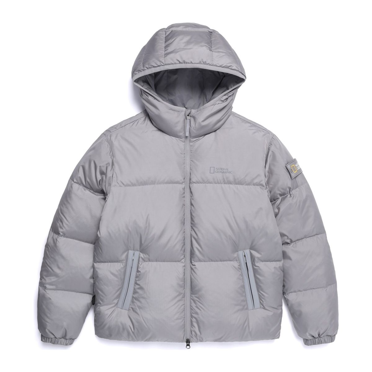 내셔널지오그래픽(NATIONALGEOGRAPHIC) N254UDW971 나나패딩 후디 구스다운 점퍼 STONE GREY