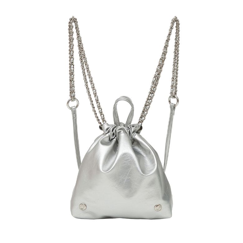 Pivvee Glossy Chain Backpack
