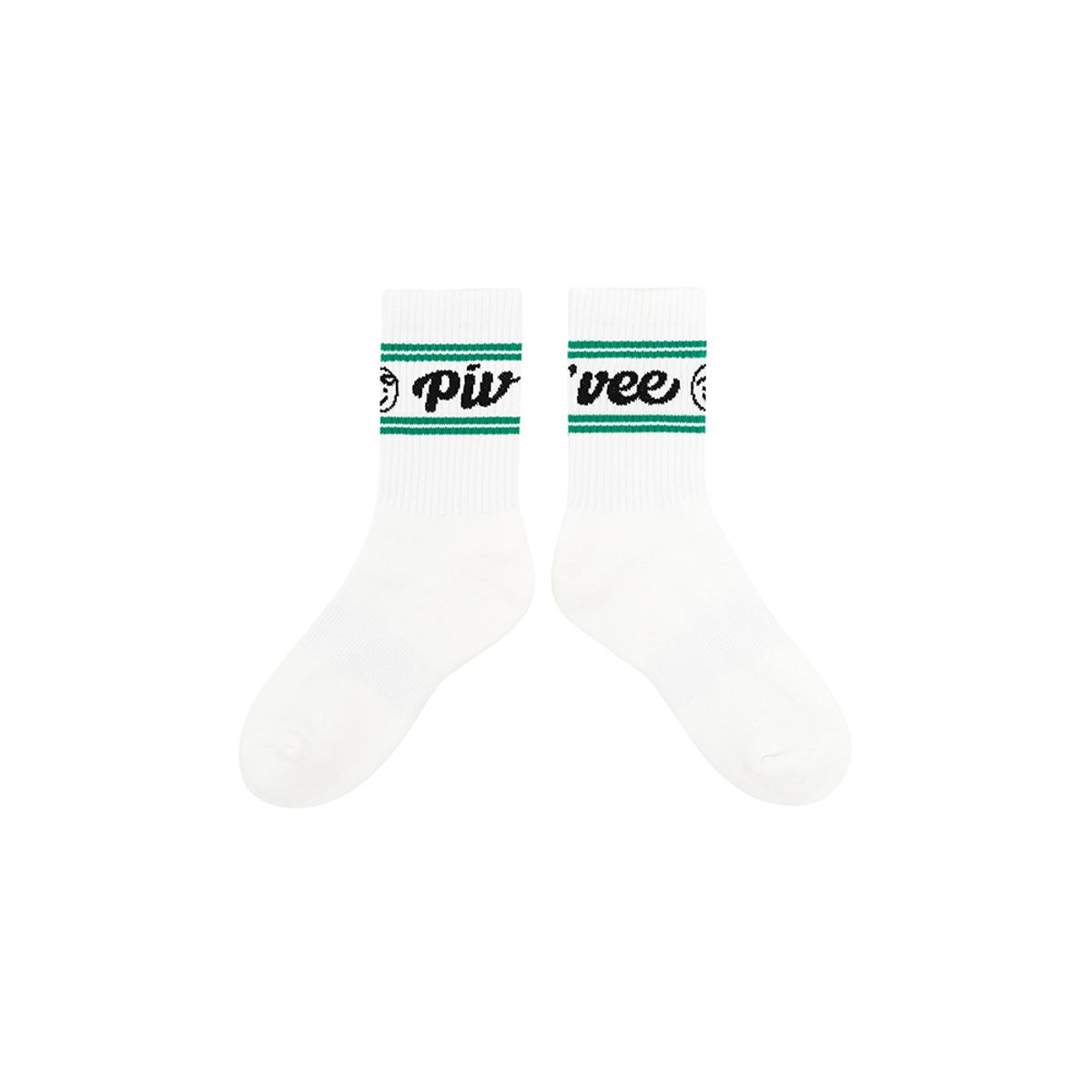 피브비(PIV’VEE) Pivvee Stripe Crew Socks