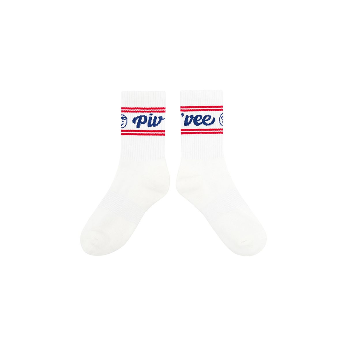 피브비(PIV’VEE) Pivvee Stripe Crew Socks