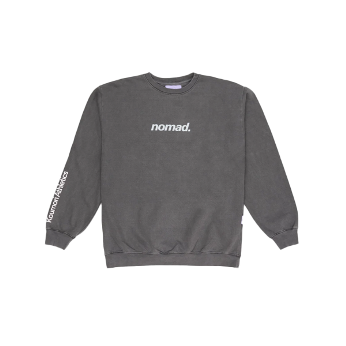 H.쿠모리(H.KOUMORI) M - 25 - Nomad Crewneck - Washed Black