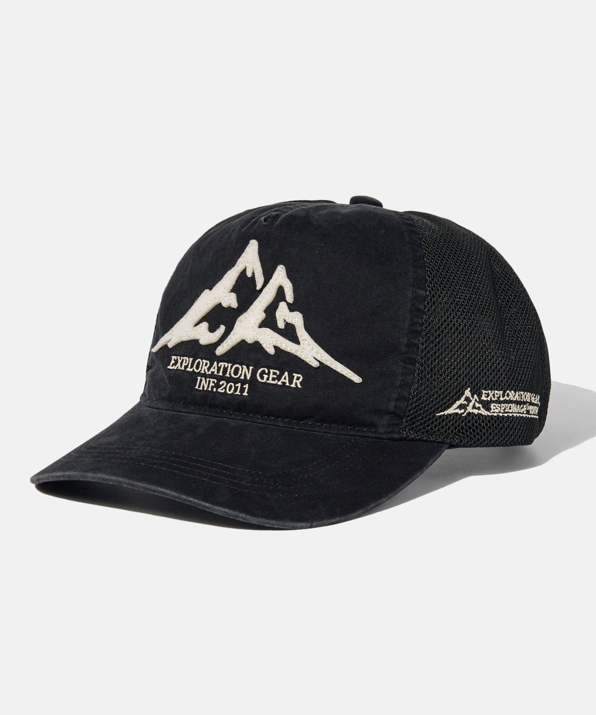 에스피오나지(ESPIONAGE) Expl. Vintage Mesh Cap Black