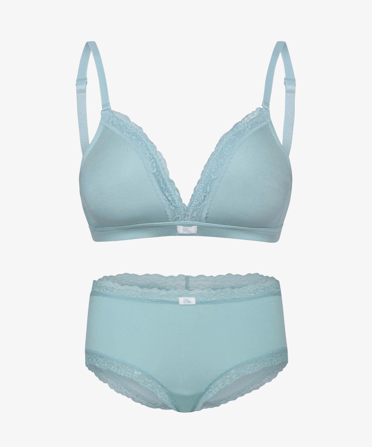 휠라언더웨어(FILA UNDERWEAR) 러버스 노와이어 브라 팬티 세트 (FI4BAH1123FMIT)(FI4BAH1123FMIT)