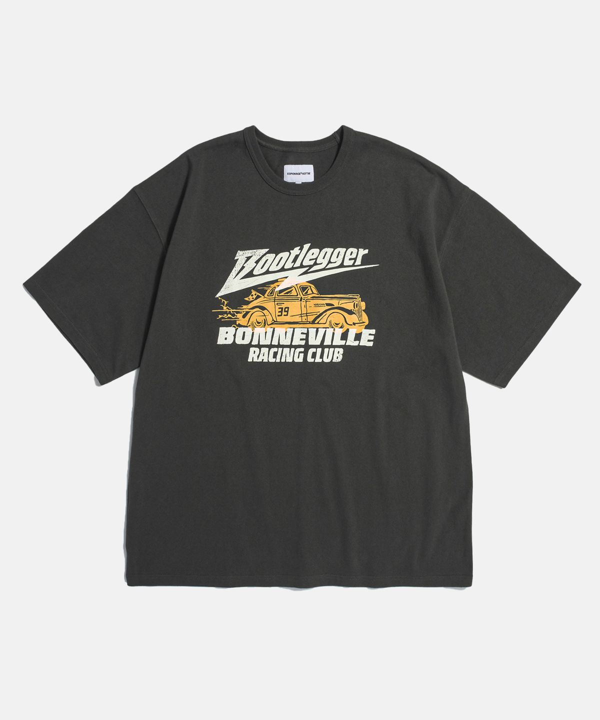 에스피오나지(ESPIONAGE) Bootlegger Heavyweight Tee Vintage Black
