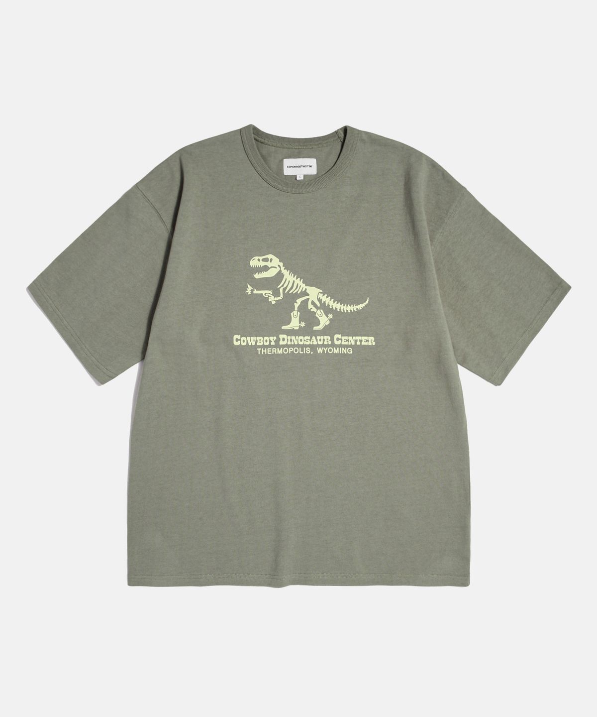 에스피오나지(ESPIONAGE) CDC T-Rex Heavyweight Tee Stone