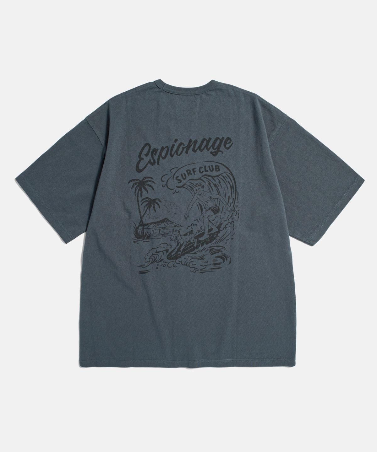 에스피오나지(ESPIONAGE) Surf Club Heavyweight Tee Slate