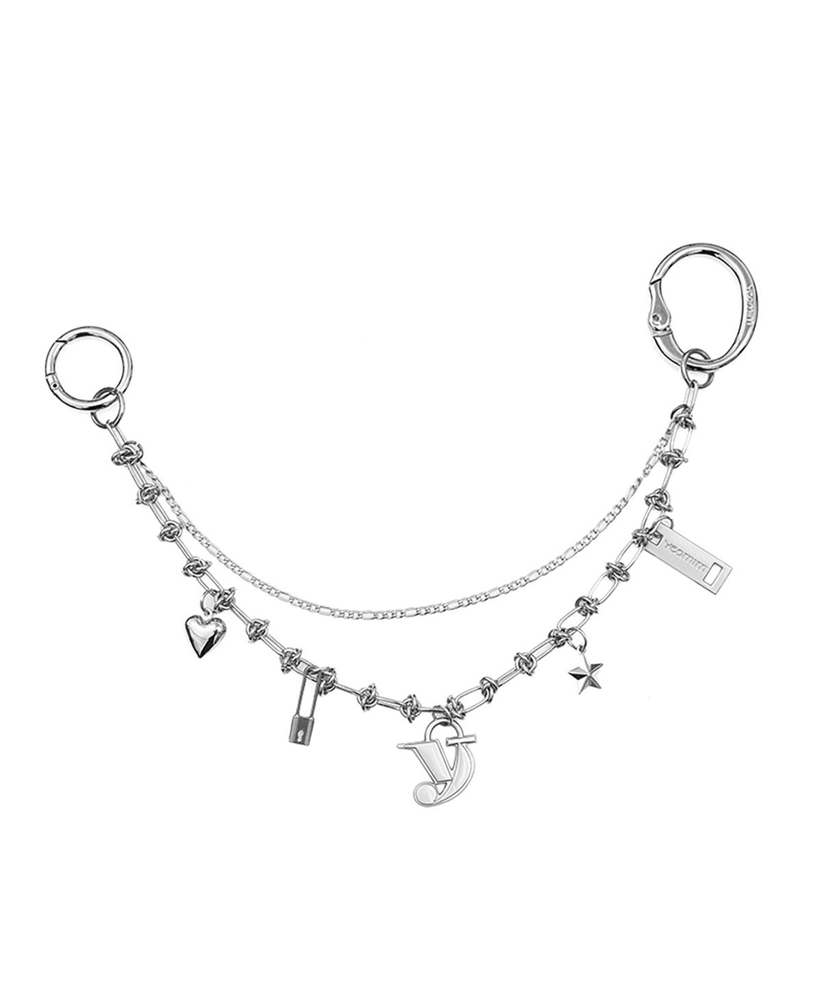 여밈(YEOMIM) y chain keyring (silver)