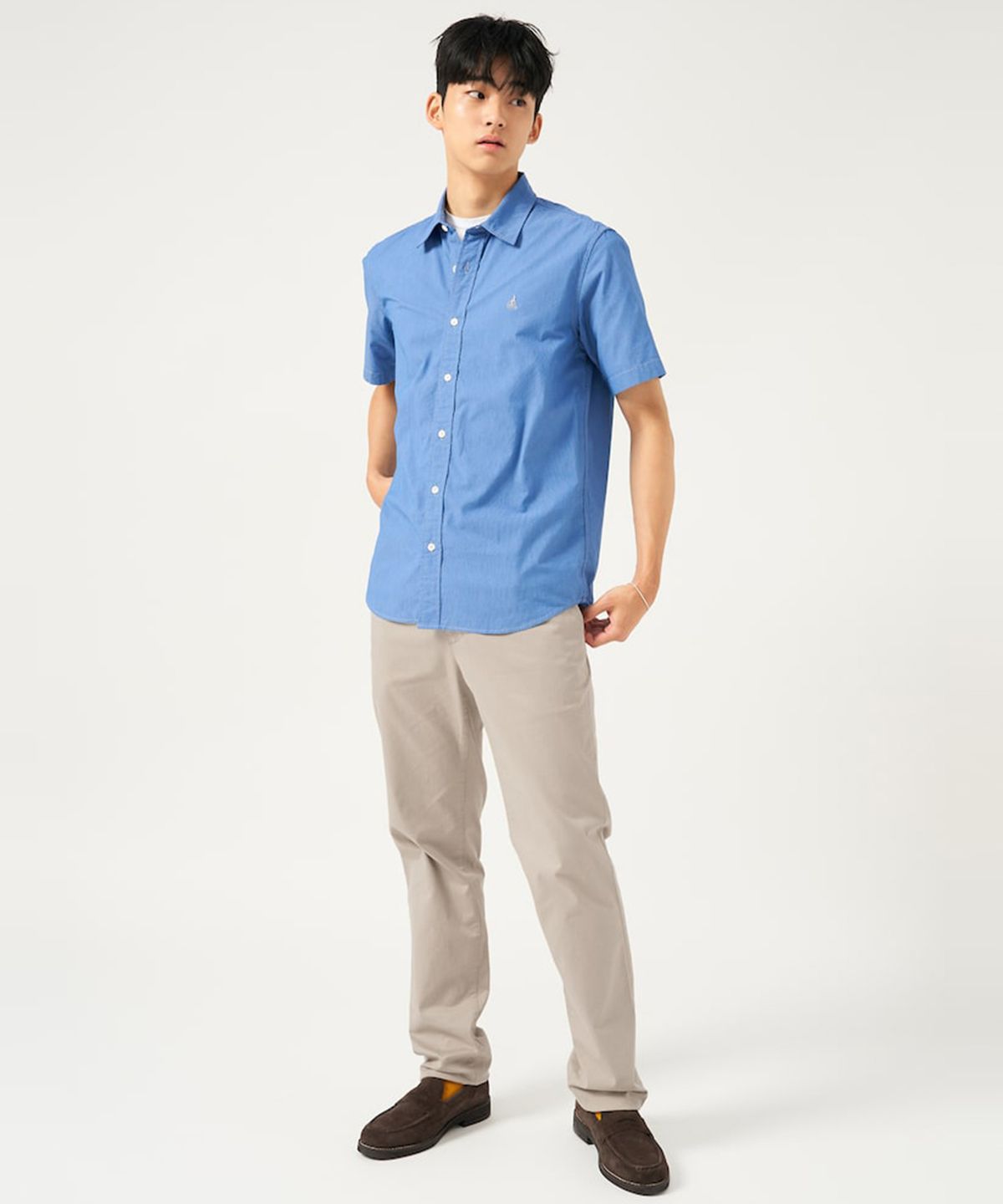 빈폴 멘(BEANPOLE MEN) [Essential] 치노 스탠다드핏 팬츠  베이지