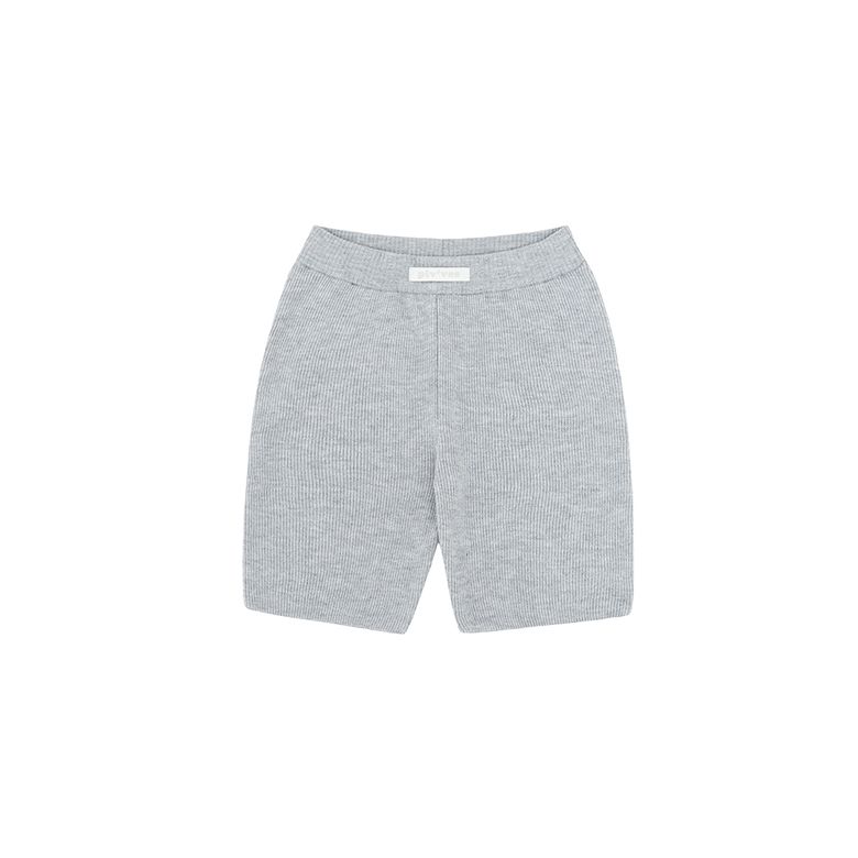 Ribbed Biker Shorts