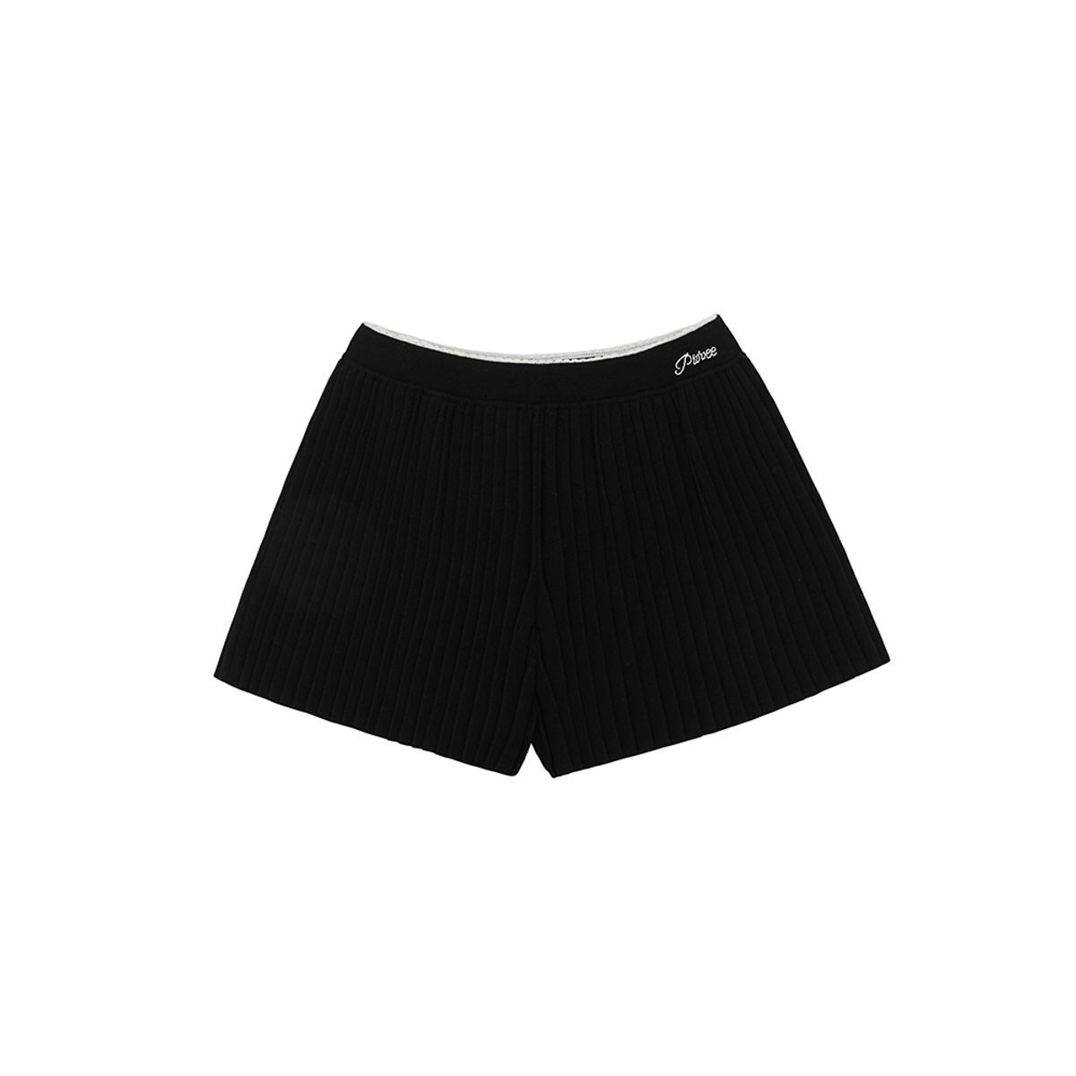 피브비(PIV’VEE) Pleated Knit Shorts