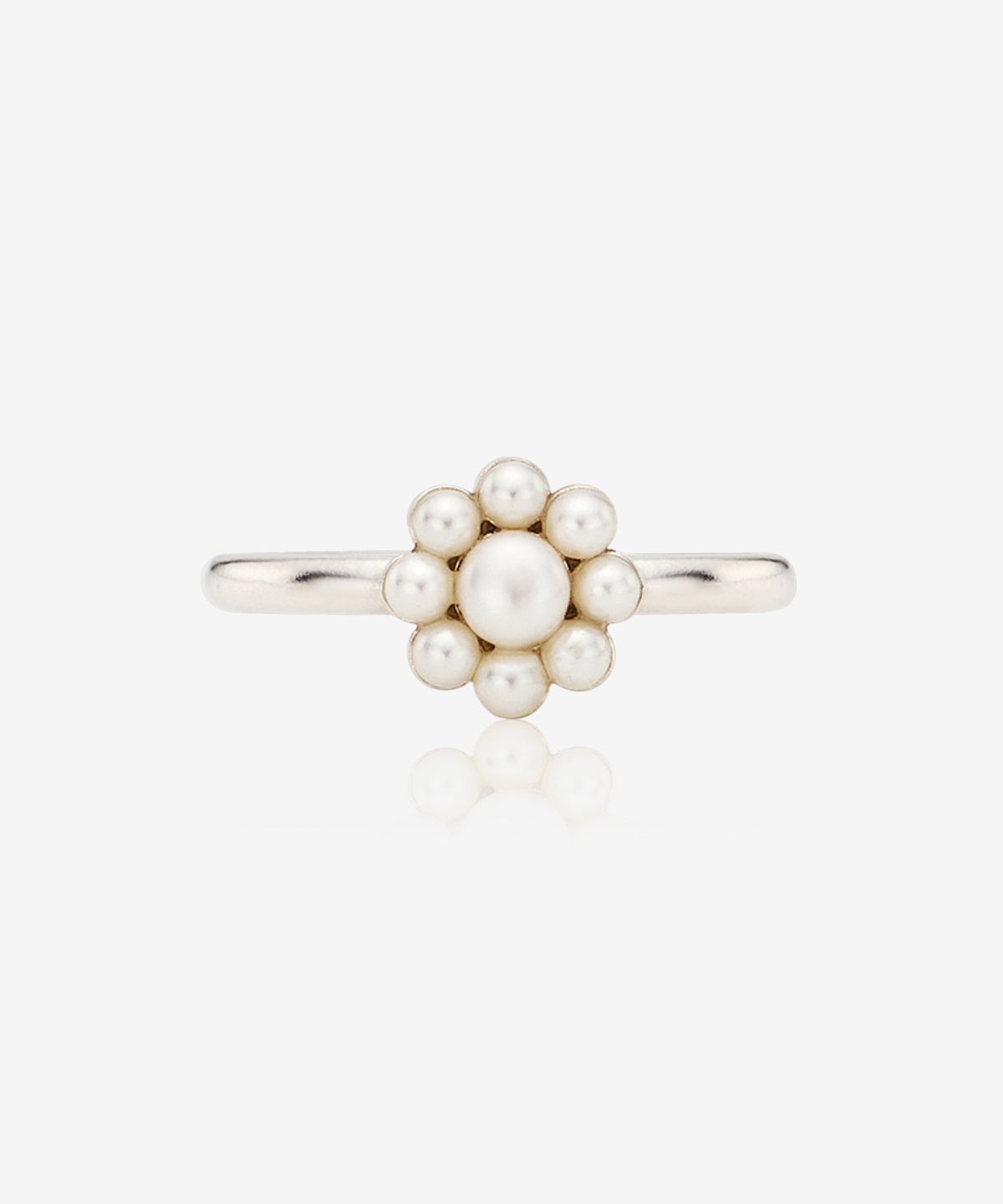 영리영리(YLYL) Daisy ring Silver, PEARL