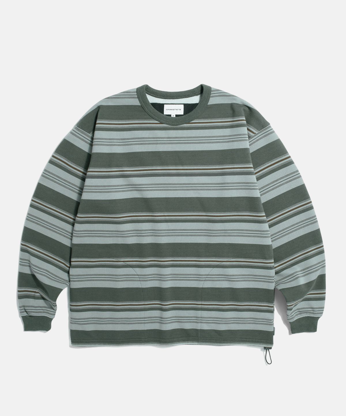 에스피오나지(ESPIONAGE) Lightweight Border Sweatshirt Grey