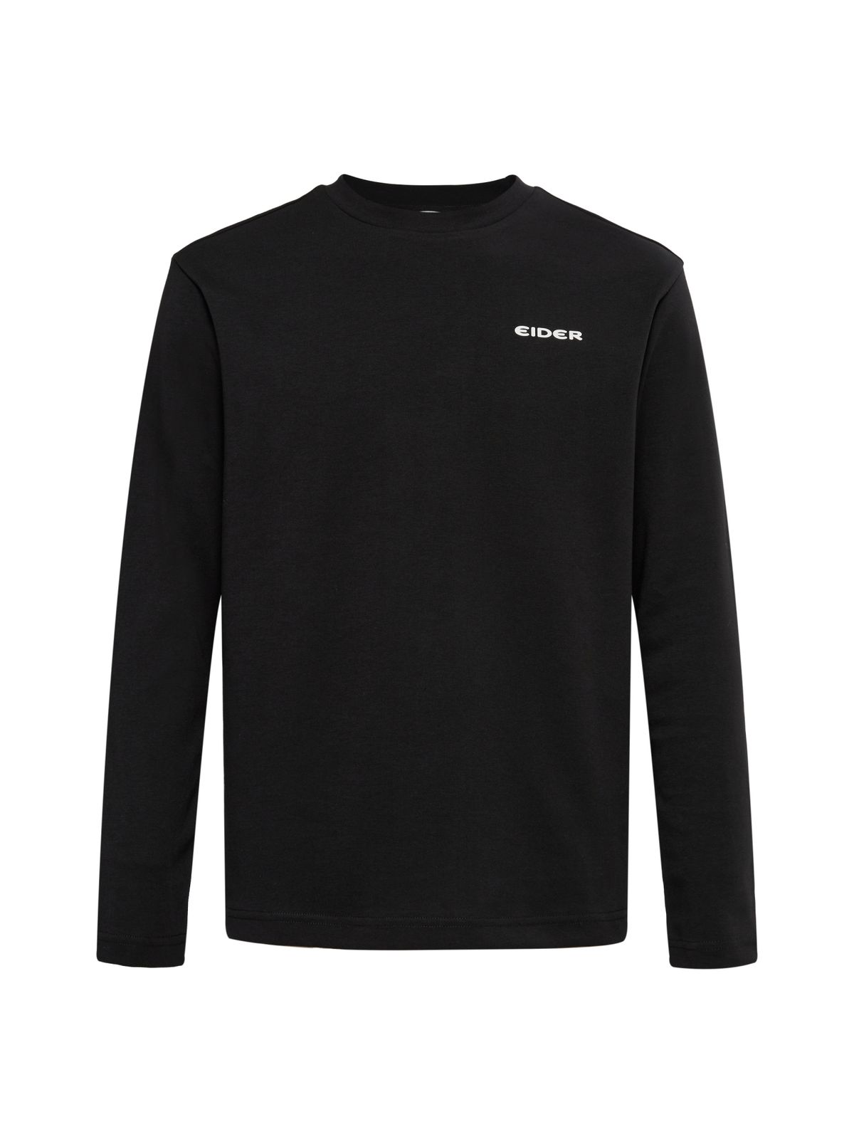 아이더(EIDER) RIDGE (릿지) 남성 긴팔 그래픽 라운드 티셔츠_Black