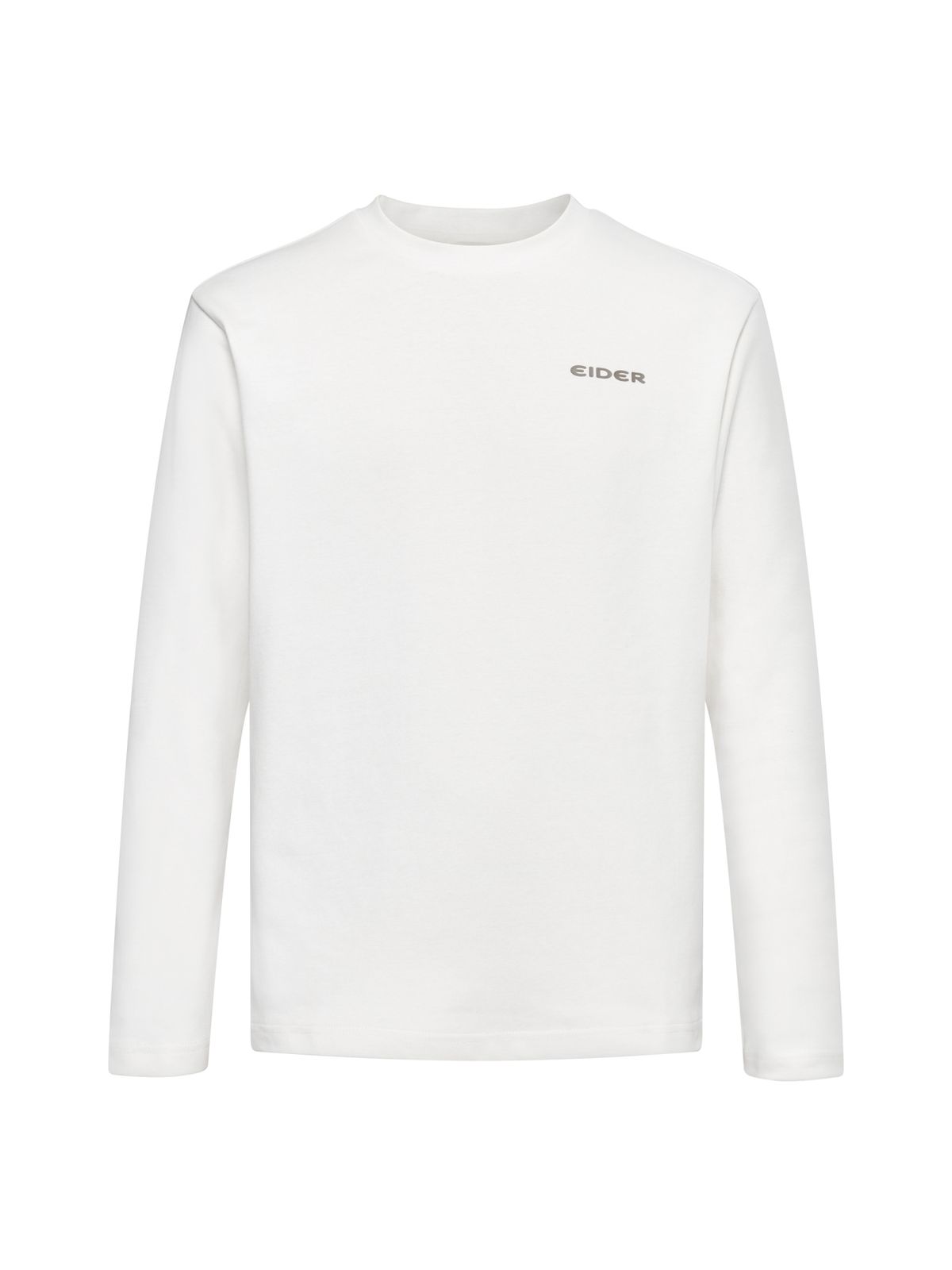 아이더(EIDER) RIDGE (릿지) 남성 긴팔 그래픽 라운드 티셔츠_Cream