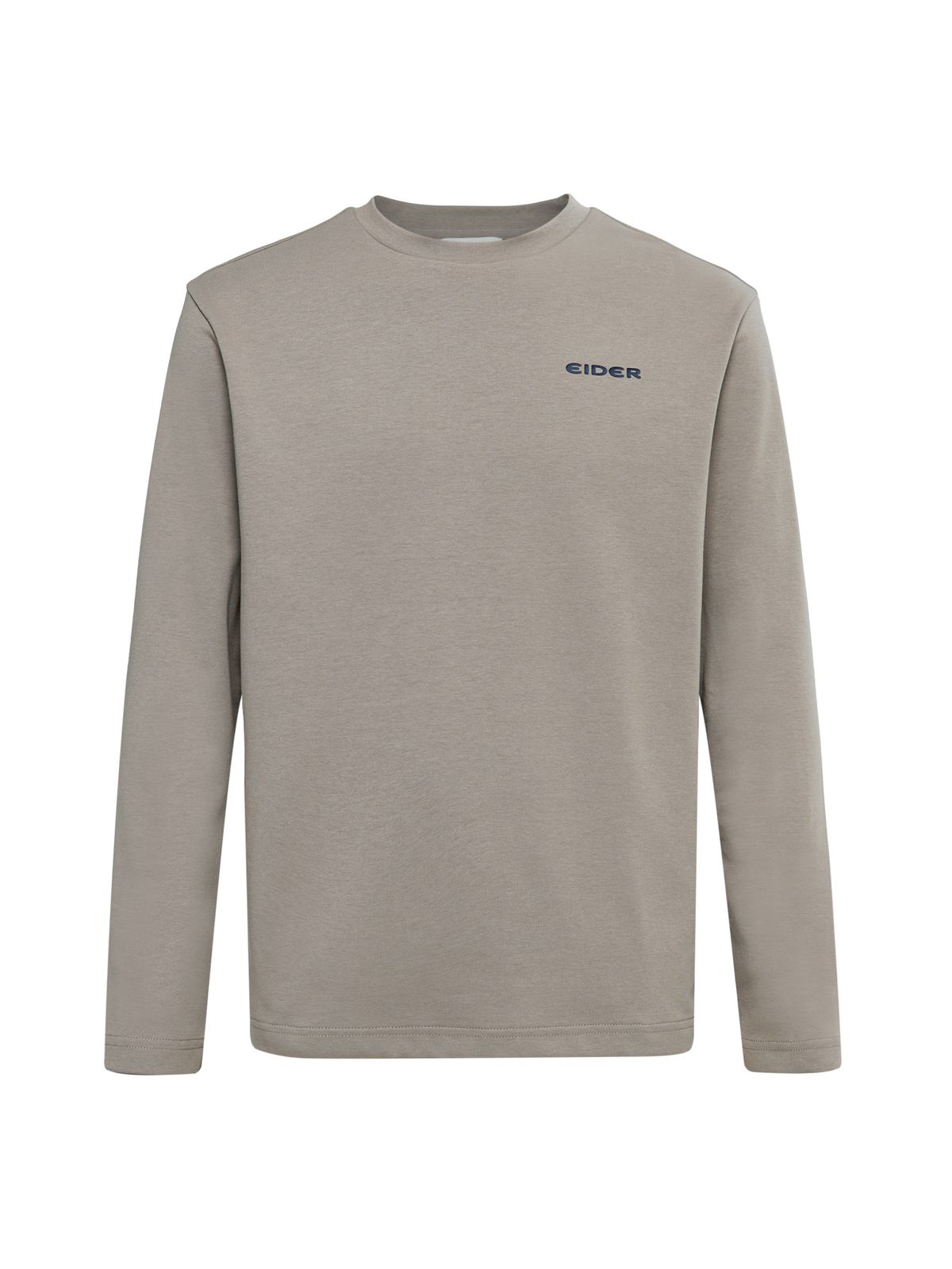 아이더(EIDER) RIDGE (릿지) 남성 긴팔 그래픽 라운드 티셔츠_D/GRAYISH BEIGE