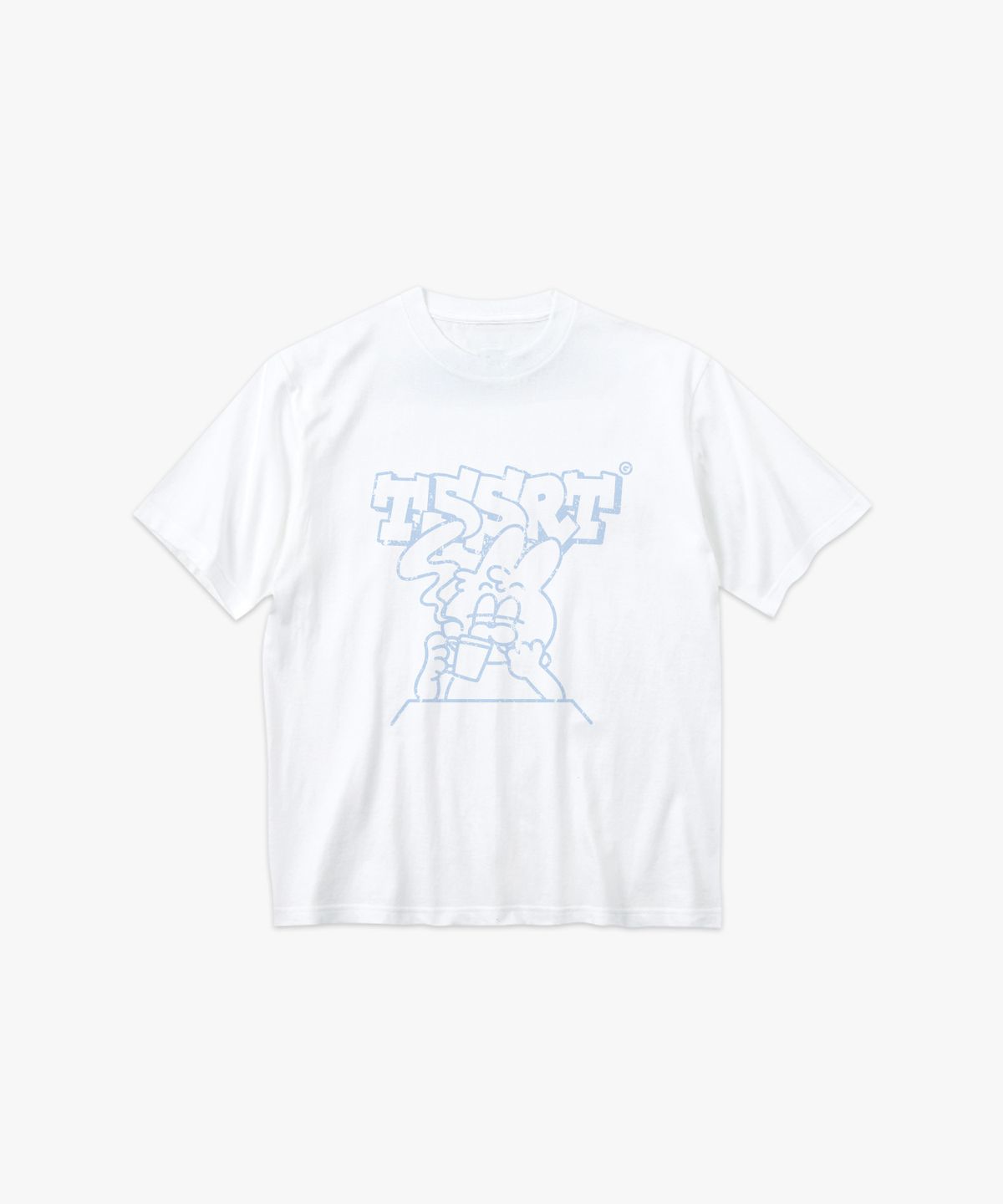 티저트(TEESSERT) [20 Designs] T-bit Maker Vol.2, Daily Short Sleeve Tee_White