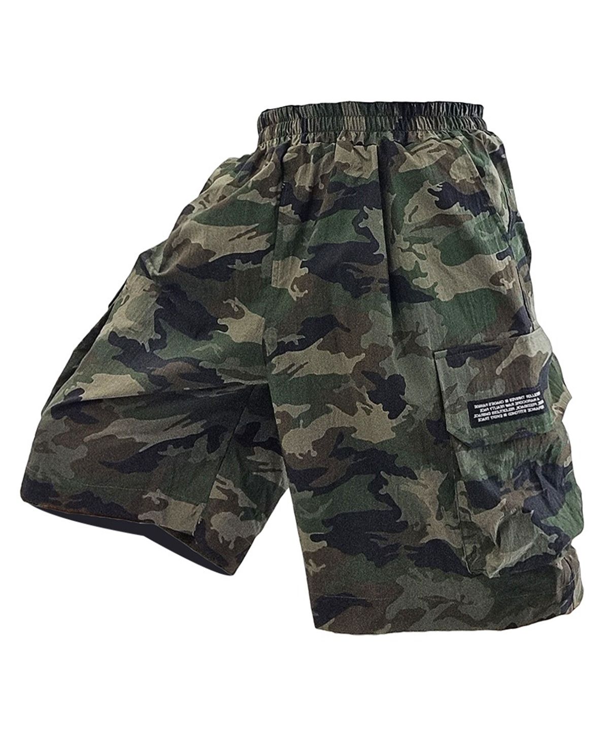 디비킬러(DBKILLER) WRINKLED WASHED BERMUDA CARGO PANTS (CAMO)