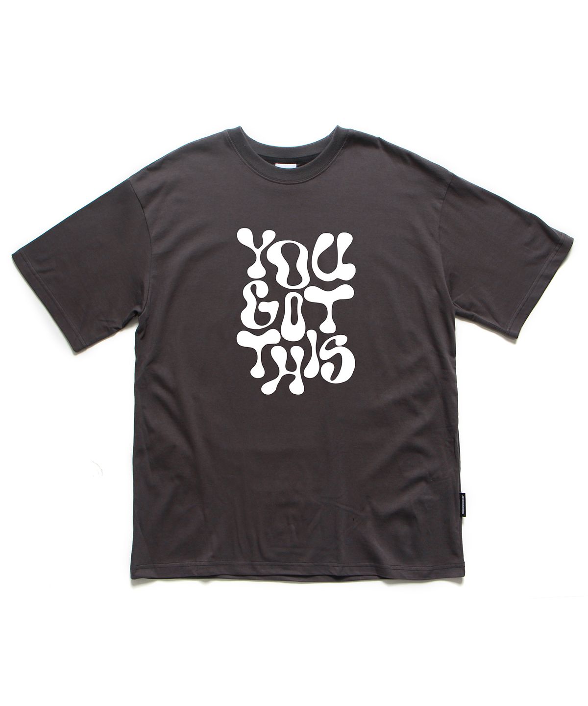 앱놀머씽(ABNORMALTHING) YGT 오버핏 티셔츠 차콜 (YGT T-SHIRT CHARCOAL)
