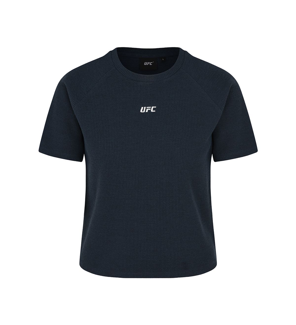 유에프씨 스포츠(UFC SPORT) UFC 와플 레귤러핏 반팔 티셔츠 다크네이비 U2SSW2240DN
