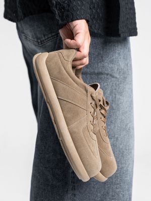 MONO16 우치 라운드토 독일군 스니커즈 크림베이지