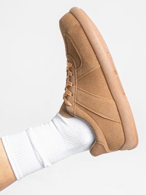 MONO16 우치 라운드토 독일군 스니커즈 초코브라운