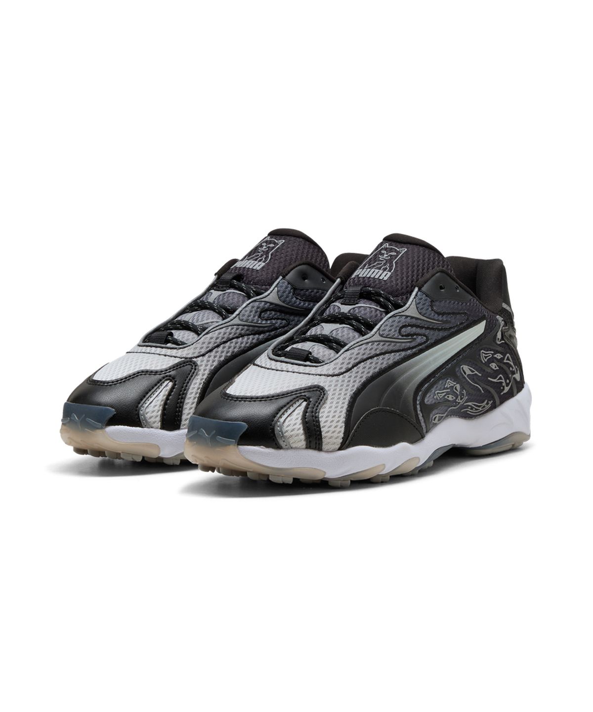 푸마(PUMA) 인헤일 립앤딥 - 블랙:실버 / 403648-01