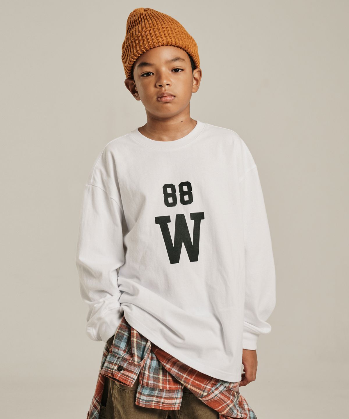 테이크이지 키즈(TAKEASY KIDS) 자이언트핏 88 롱슬리브 (화이트)