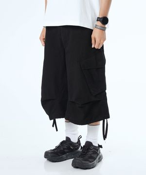 립스탑 카고 버뮤다 쇼츠 [블랙]