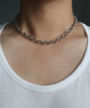남자 체인 목걸이 써지컬 CLEF LOOP CHAIN NEC