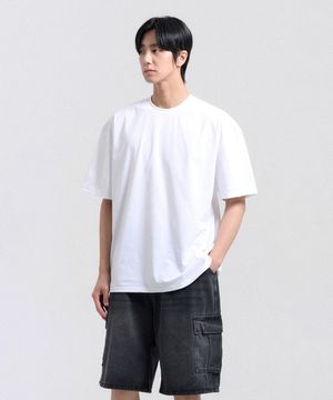 리사이클 트임 반팔티 (White)