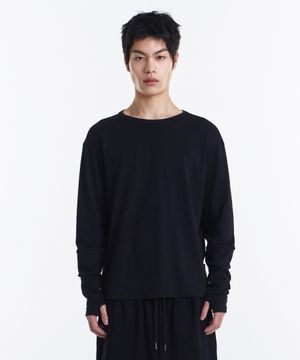 Loop Overlayer Long sleeve (Black)
