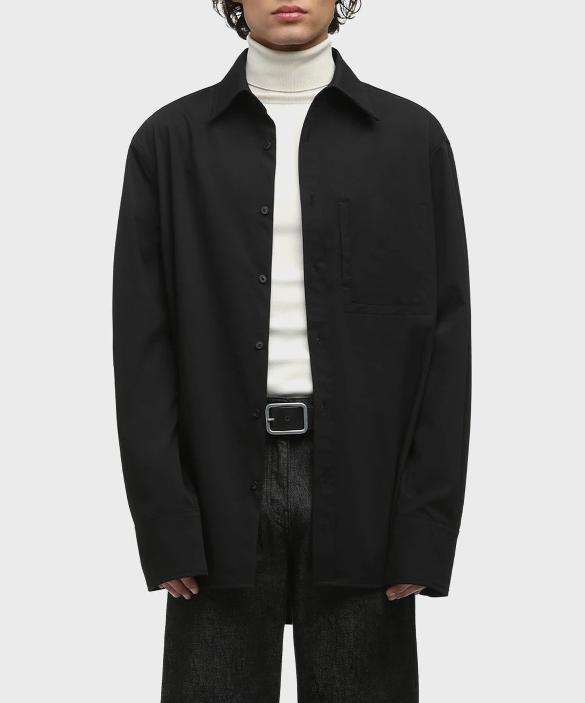 엔타이어 스튜디오(ENTIRE STUDIOS) (U) 클래식 셔츠 블랙 CLASSIC SHIRT BLACK