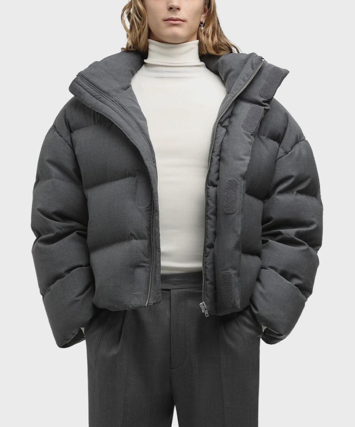 엔타이어 스튜디오(ENTIRE STUDIOS) (U) MML 푸퍼 수팅 그레이 MML PUFFER SUITING GREY