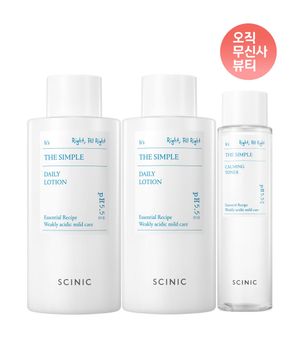 더 심플 데일리 로션 260ml 2개+심플 토너 145ml