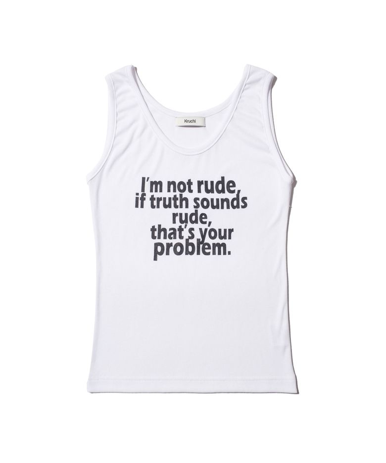 RUDE Sleeveless (WHITE) WOMENS