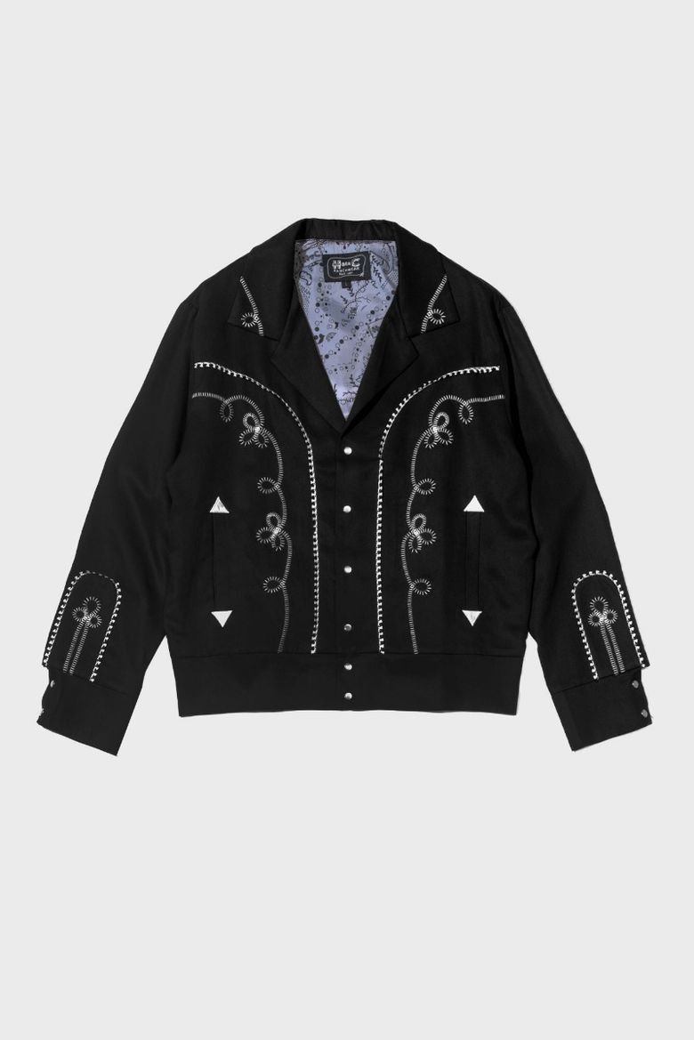 BOLERO MENS JACKET - BLACK/WHITE