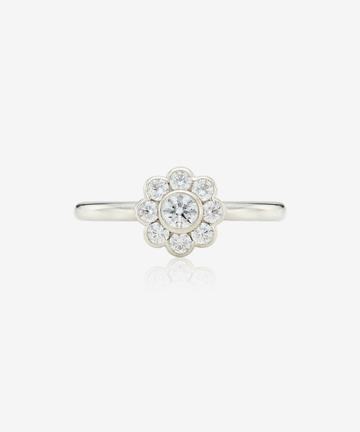 영리영리(YLYL) Daisy ring Silver, ICE