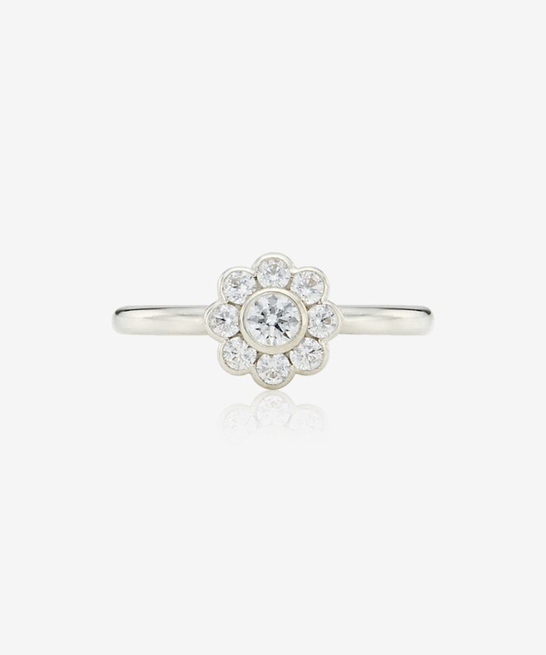 Daisy ring Silver, ICE