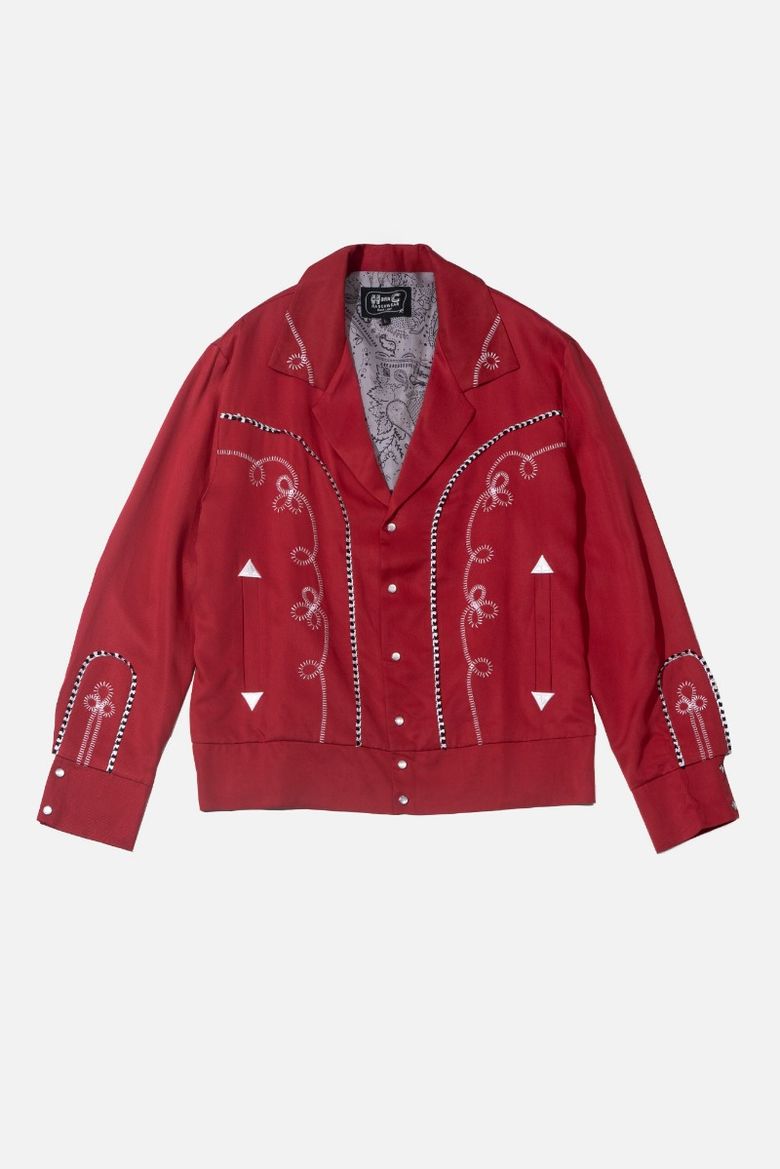 BOLERO MENS JACKET - RED