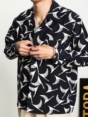 lot. 220 스완 스포츠 하와이안 셔츠 (long)